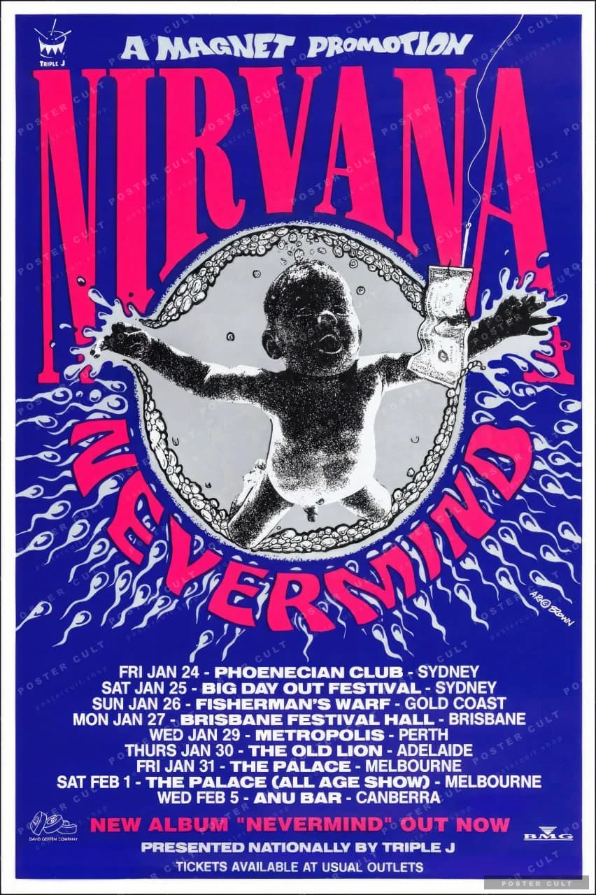 Nevermind Australia Tour