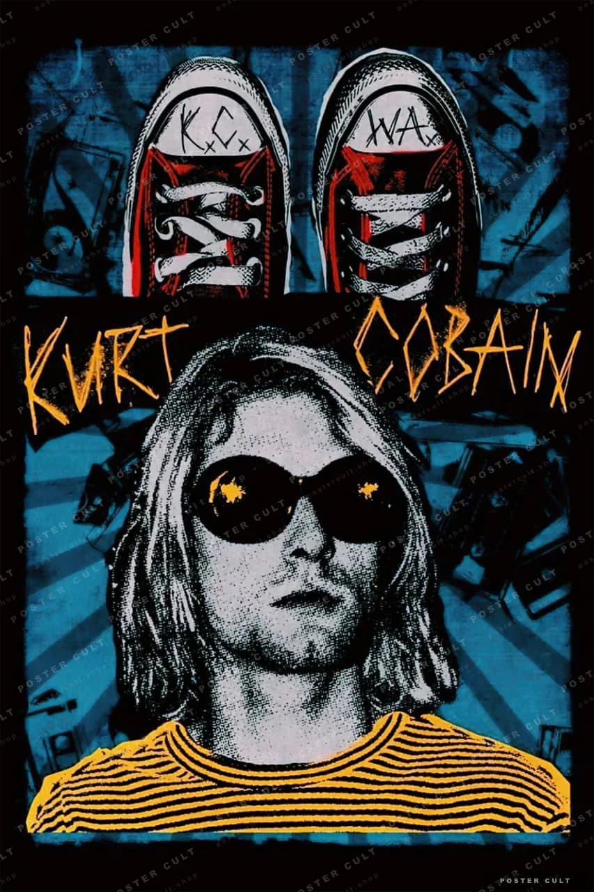 Kurt Cobain Converse Art