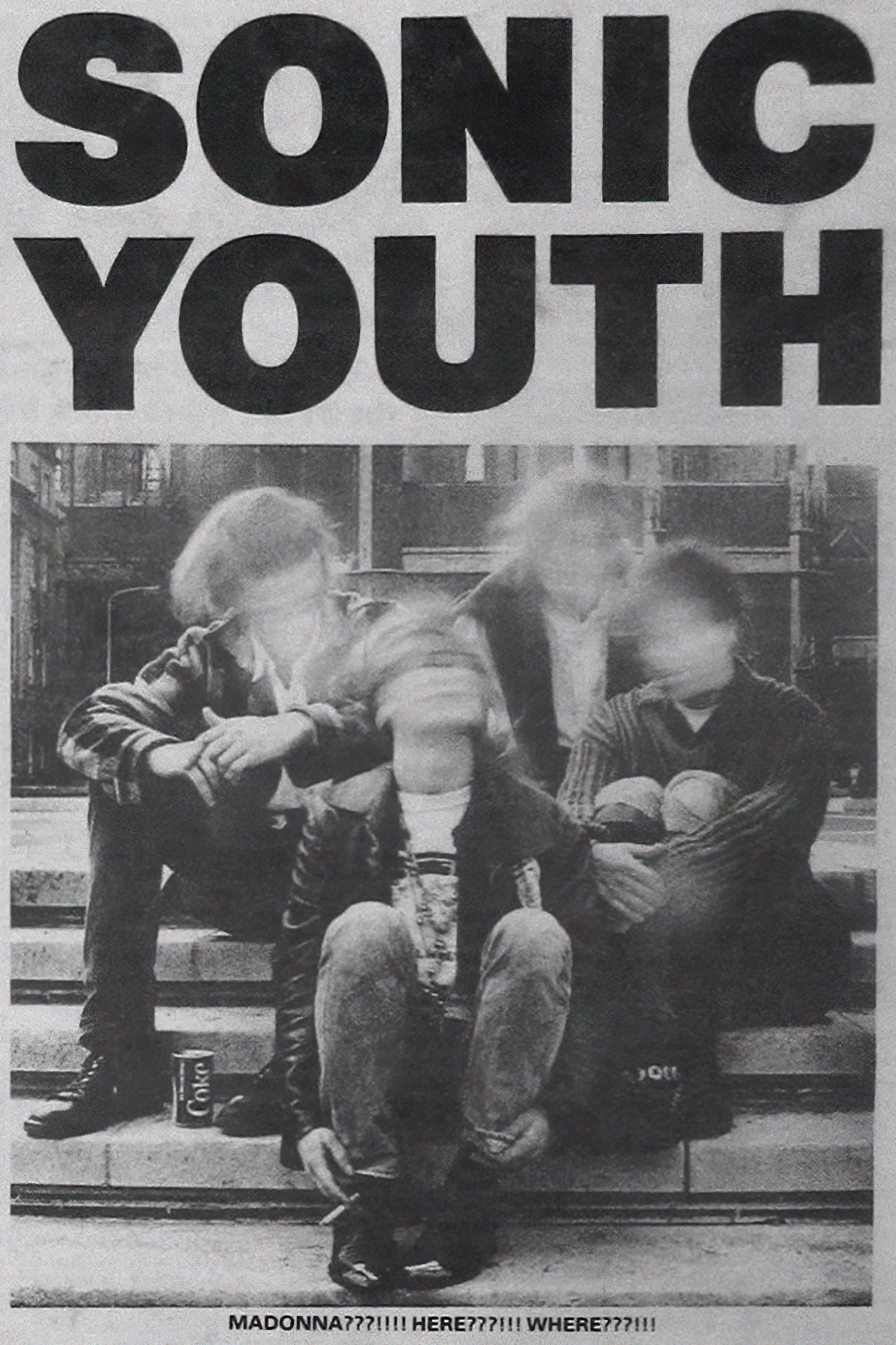 Poster Sonic Youth - Sonic Youth Poster Blanco y Negro | Poster Cult