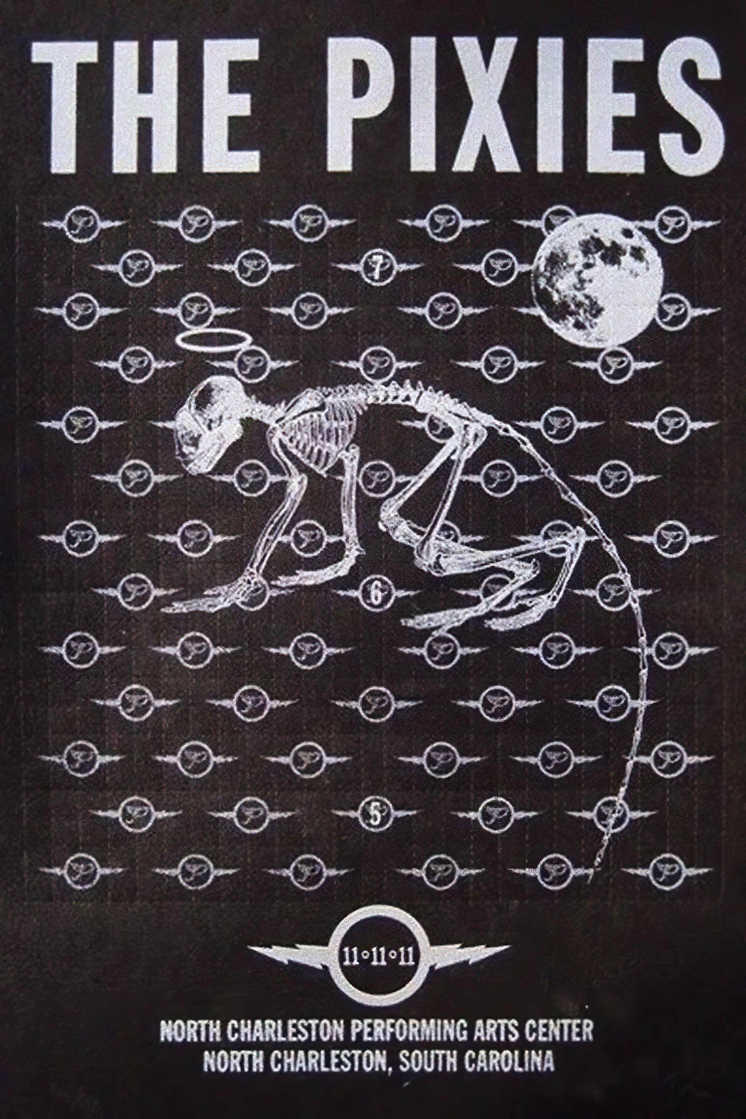 Poster Pixies - Pixies North Charleston Concert Flyer 2011 | Poster Cult