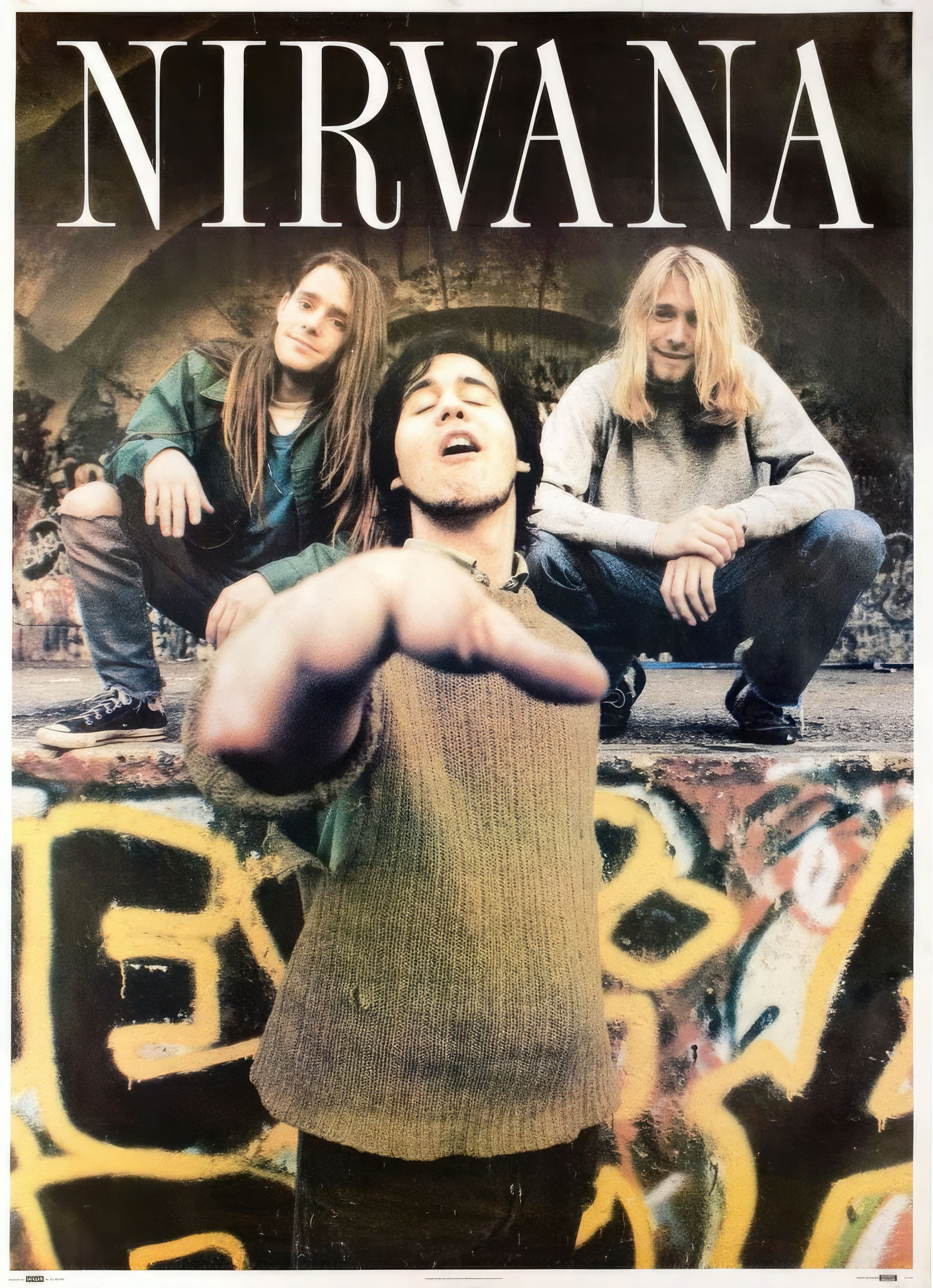 Poster Nirvana - Nirvana Band Photo Color Poster | Poster Cult